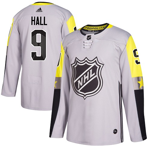 Adidas Devils #9 Taylor Hall Gray 2018 All-Star Metro Division Authentic Stitched Youth NHL Jersey - Click Image to Close